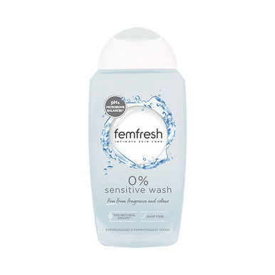 Femfresh 0% Sensitive Wash 6x250ml