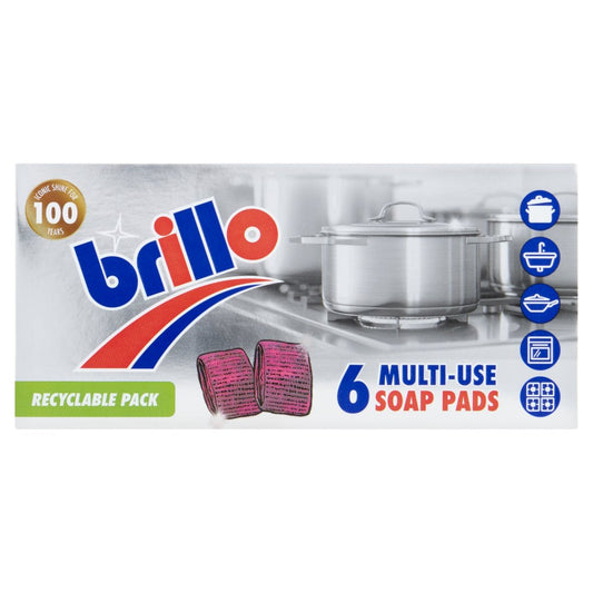 Brillo Pads 12x6s (72 pads)