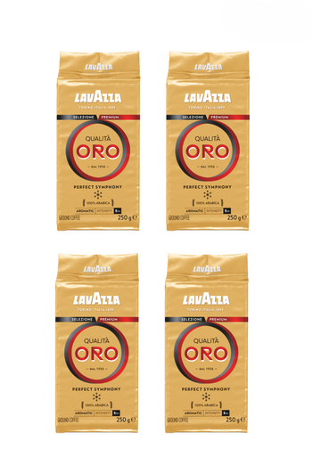 Lavazza Qualita Oro Arabica Ground Coffee 4x250g