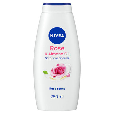 Nivea Shower Rose & Almond Oil 6x750ml