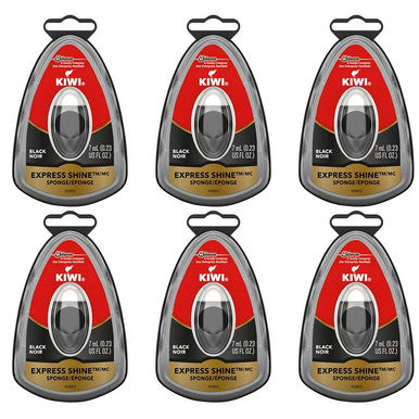 Kiwi Express Shine Sponge (Black) 6x7ml