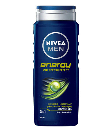 Nivea Men Shower Gel Energizing 6x500ml